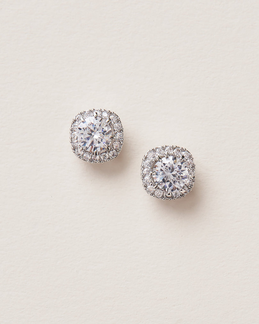 Isla Halo CZ Studs